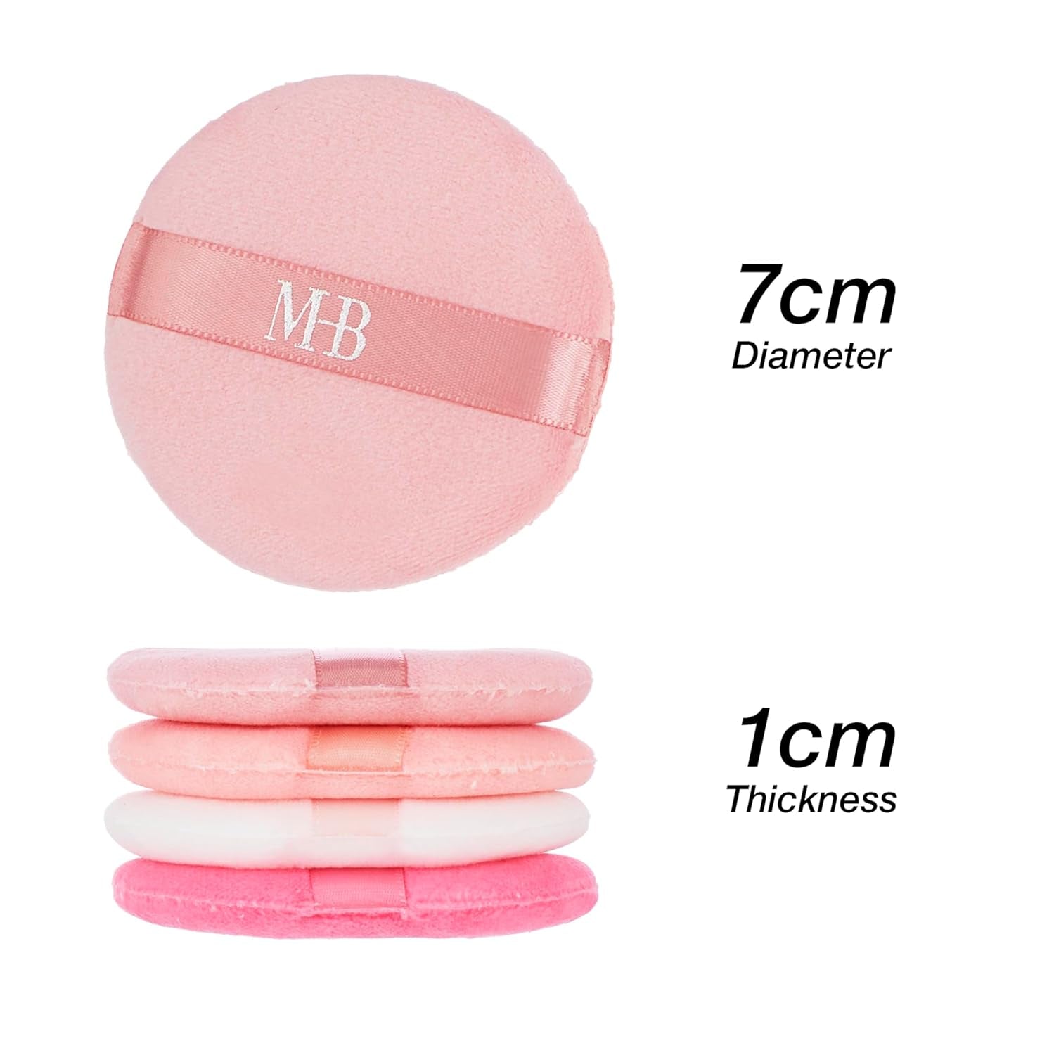 8Pc round Beauty Buff Blender Set – Flawless Finish Makeup Sponges for Blending & Setting | Cosmetic Beauty Puff Applicators | Pro Makeup Tools & Accessories for Women – Soft